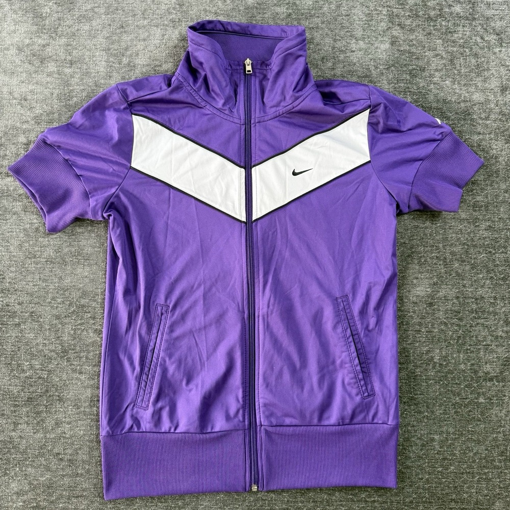 Nike Athletic Dept Women's Size Medium Full‎ Zip Running Tennis Track Jacket Top